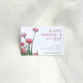 Mother's day card cake decoration floral love mom paper insert detail view design - 5-Pack Carnation Happy Mother's Day Cards