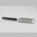 Stainless Steel Kitchen Cheese Grater Tool with Ergonomic Dark Grey Handle Variant - Large Hole Ginger Graters