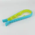 Ouvre-bocal multifonctionnel 4 en 1 et ouvre-bouteille accessoire de cuisine pratique - Bleu