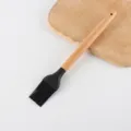 Pennello da pasticceria in silicone con manico in legno per cucina cottura barbecue - Pennello
