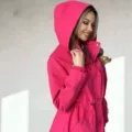 Women hooded waterproof windbreaker pink spring autumn casual outdoor jacket coat stylish wear - S / Tops / Rose Red