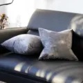 Nordic luxury solid color ice velvet throw pillow cover for cozy sofa and home decor. - Dark Gray Ice Flower Cushion Cover 1pc