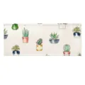 Sukkulenten Topfpflanzen bedruckter Vorhang, einfache Klebe-Fenster-Schatten-Stoffvariante. - 100*40 cm / Kleine Klettvorhänge 41