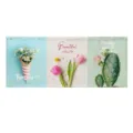 Short Velcro door curtain with fresh plant and floral print, perfect for home decor. - Small Velcro Curtain 15