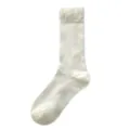 Calcetines blancos de encaje a media pantorrilla para mujer, calcetines de verano finos y frescos. - Talla única / Blanco