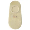 Women summer cotton invisible boat socks light yellow sweet embroidery low cut sock item - One Size / Light Yellow