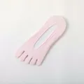 Calcetines de dedos de malla de verano para mujer rosados, invisibles transpirables. - Talla única / Rosa Claro