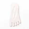 Calcetines de cinco dedos de malla rosa para mujer, cortos y transpirables con tirantes. - Talla única / Rosa Claro