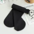 Zwarte transparante dames panty ultra dunne zijdezachte kousen voor lente en zomer mode. - Eén maat / Zwart