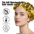 Thermostatische Alufolie Haarkappe fuer professionelle Haarpflege im Salon und zu Hause. - Gold