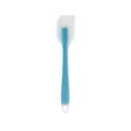 Pequena espatula de silueta transparente rasqueta para pastel utensilio de cocina reposteria. - Azul