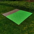 Wasserdichte Outdoor-Camping-Picknickmatte, tragbare, faltbare Stranddecke für Reisen. - 200*210cm / Grün und Grau