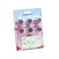 Set di 6 beccucci russi in acciaio inossidabile con sac à poche per decorare torte. - Set di 6 beccucci russi + sacca in EVA