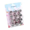 Set di beccucci per decorare torte in acciaio inossidabile con confezione blister. - Set da 12 pezzi (12 beccucci)