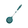 Dark green silicone slotted cooking spoon kitchen skimmer for daily non-stick cookware - Skimmer / Dark Green