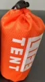 Tente de survie d'urgence orange imperméable légère équipement de camping - Sacs de rangement orange pour tente