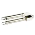 Stainless steel manual garlic press kitchen tool for easily crushing garlic and ginger. - Garlic Press