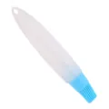 Silicone oil brush with squeeze bottle for kitchen baking and BBQ cooking use white blue - Blue