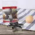 Roestvrijstalen ster koekjessnijder set bakvorm gebak koekje DIY gereedschap - Stervorm / PVC Doos