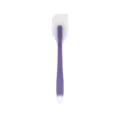 Pequeña espátula de silicona translúcida para repostería y pasteles con núcleo morado herramienta - Púrpura