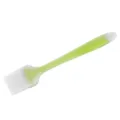 Large translucent silicone basting brush for barbecue, baking, and kitchen oil brushing. - Green
