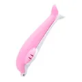 Dolphin-shaped chestnut opener nut cracker kitchen tool in pink and white color design. - Color Box Packaging / Pink