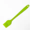 Green silicone basting brush for baking and barbecue, 21cm small kitchen pastry tool. - Seamless One-Piece Small Basting Brush (Green)