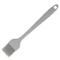 Grey silicone basting pastry brush 21cm for kitchen baking, BBQ, oil brushing and cake tool. - Gray