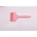 Extra large wide face silicone pastry brush for baking and BBQ in pink color with hanging hole - Pink