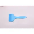 Wide silicone pastry brush, large basting brush for barbecue, baking and cooking tools in blue. - Blue