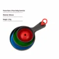 Collapsible silicone funnel set of 3 pieces kitchen tools for oil, jam and liquid transfer. - Three-Piece Set