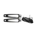 Abrelatas manual de acero inoxidable con mango negro ergonómico para cocina moderna. - Envase tipo bolsa