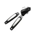 Abrelatas manual de acero inoxidable con mango ergonómico para uso en cocina. - Embalaje en Caja de Color