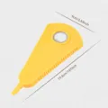 Apribarattoli multifunzione apribottiglie da cucina in plastica resistente e acciaio inossidabile. - Giallo