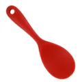 Cucchiaio da riso in silicone rosso, utensile da cucina antiaderente resistente al calore. - Rosso