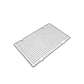 Black wire cooling rack for baking, metal baking grid for cooling cookies, cakes, and bread. - Low Legs (Large Size)