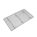 Black metal wire cooling rack for baking, non-stick grid for cakes, bread, and cookies. - High Legs (Large Size)