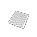 Black metal cooling rack for baking, wire mesh cooling grid for cookies and cakes. - Low Legs (Small Size)