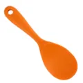 Grande cucchiaio di riso in silicone, utensile cucina monopezzo, cucchiaio antiaderente arancio. - Arancione