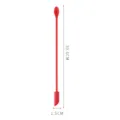 Mini spatule racloir en silicone cosmétique 30.6cm de long variante de couleur rouge - Style Long / Rouge