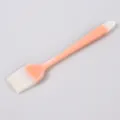 Silicone basting brush for kitchen cooking, heat resistant pastry oil brush with hanging hole. - Translucent Orange Basting Brush