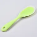 Silicone Rice Spoon Light Green Variant, Non-stick Kitchen Cooking Tool Spatula 1pc - Translucent Green Rice Spoon