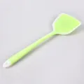 Light green silicone cooking spatula kitchen utensil, flexible and heat-resistant turner. - Translucent Green Wok Spatula