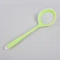 Green silicone slotted spoon, kitchen cooking colander ladle tool for home cooking variant. - Translucent Green Colander Spoon