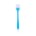 Blue Silicone Basting Brush 21cm Small Pastry Brush for Baking BBQ Oil Brush Tool - Blue