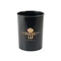 Black kitchen utensil container for chopsticks and spoons, durable plastic storage holder. - Large Utensil Holder