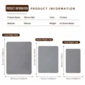 Silicone kitchen drain mat, cuttable sink splash guard pad, 3 sizes available for home. - Grey Anti-slip Mat 3-Piece Set