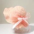 Rosa Spitzen-Sonnenhut für Mädchen mit großer Schleife, perfekt für Sommer und schöne Outfits. - Verträumte Schleife / Größe 50 (1-3 Jahre) / Blassgrün