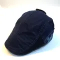Spring autumn Korean fashion denim flat cap casual beret hat for men and women blue - S (54-57cm) / Men's Dark Blue Lettered Beret