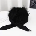 Black fluffy wig hat funny furry headband stylish novelty costume party hair accessory! - Black Black Docker Hat with Straps